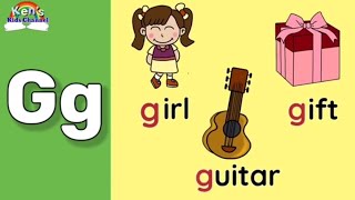 Letter Gg | Letter G Sound | Objects Beginning with the Letter Gg | Learn to Write the Letter Gg