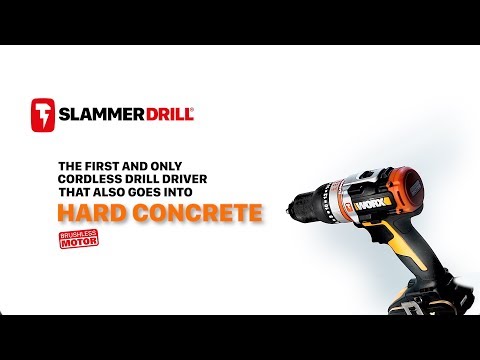 Worx WX-JCR Slammerdrill Cordless Impact Drill 20V 16