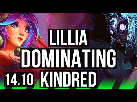LILLIA vs KINDRED (JGL) | 66% winrate, 8/2/11, Dominating | NA Diamond | 14.10
