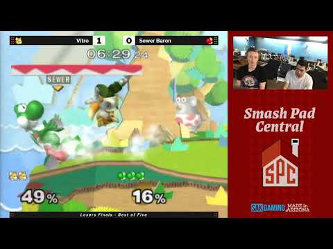 SPC 152 Losers Finals - Sewer Baron (Yoshi) vs Vitro (Fox)