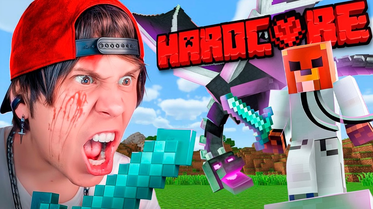Me pasé Minecraft en Hardcore (primera vez)