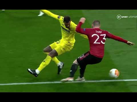 Luke shaw sends etienne capoue sliding of the screen