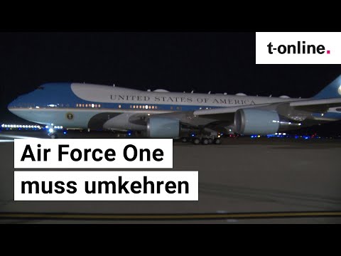 Air Force One zwingt Trump zum Rückflug
