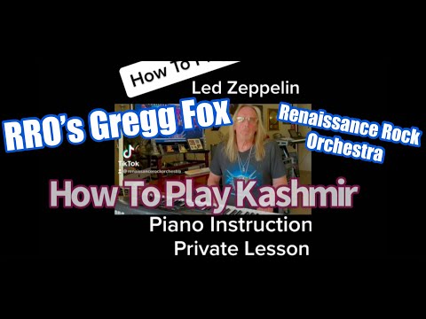 Thumbnail for how to play “Kashmir” on keyboards by Led Zeppelin | electric piano lesson & synthesizer tutorial by Juan Croucier