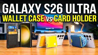 Galaxy S26 Ultra Wallet Case vs Card Holder Attachment🔥 – Which One Is Better?