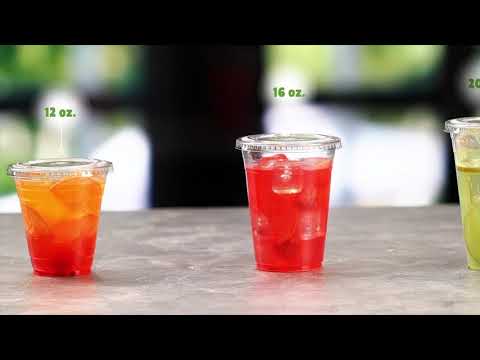 Crystal Clear Plastic Cups With Flat Lids-Link in Description