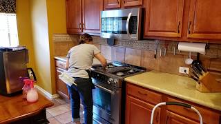 The Clean Factor stove detail clean