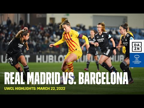 HIGHLIGHTS | Real Madrid vs. Barcelona -- UEFA Women's Champions League 2021-2022 (Español)