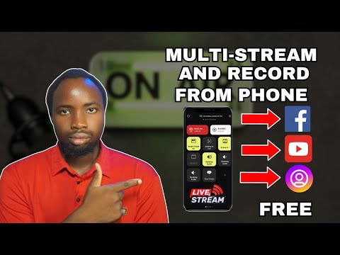 How to Multi-Stream and Record Professionally Using Your Phone (FREE)
