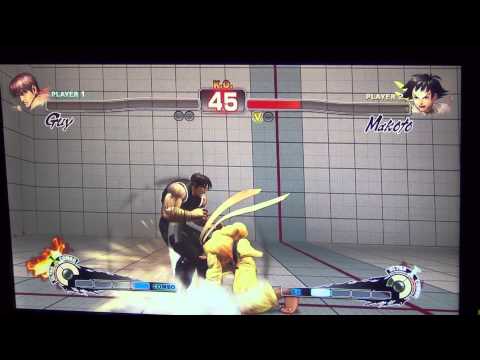 WNF Super Street Fighter 4 AE ANBU_BushinStyle (Guy) vs Team Seaslug (Makoto)