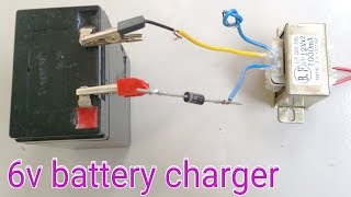 How To Make 6v Battery Charger at home
