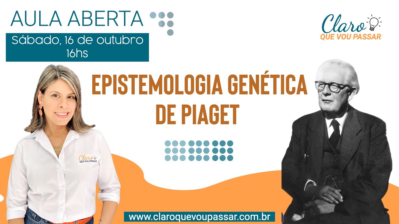 Aula Aberta #1: Epistemologia Genética de Piaget