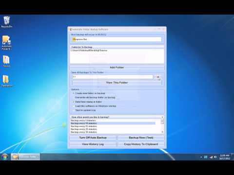 Automatic Folder Backup Software