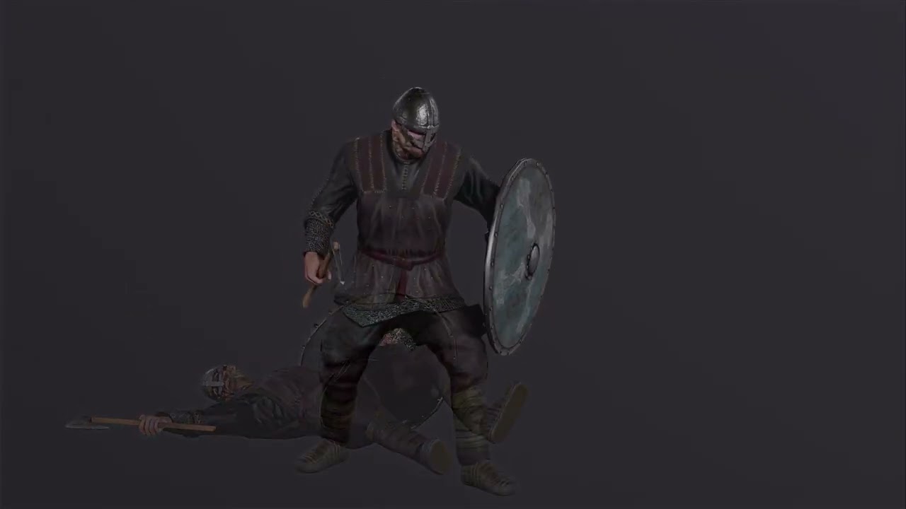 Viking A pose 3D Model