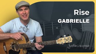 How to play Rise by Gabrielle (Acoustic Guitar Lesson SB-213)