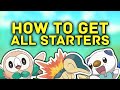 Pokemon Legends: Arceus - How To Get ALL Hisuian Starter Pokemon - Cyndaquil, Rowlett & Oshawott