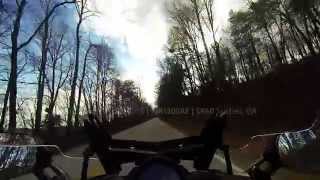 preview picture of video 'Ride Log | Feb 8, 2015 | FJR1300 | Suches, GA'