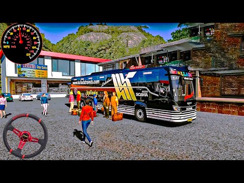 Uphill Bus Simulator 3D 🚌⛰️ | Real Mountain Driving Android Gameplay