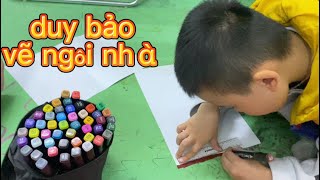 Duy Bảo Vẽ Ngôi Nhà