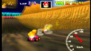 MK64 - former world record on Wario Stadium - 4'21''41 (NTSC: 3'37''41)