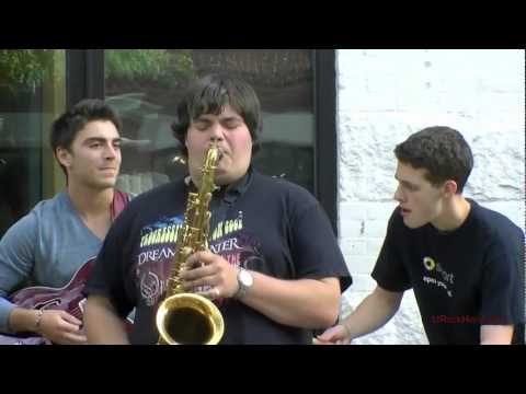 Berklee School Music Students Perform Outside