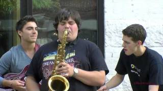 Berklee School Music Students Perform Outside