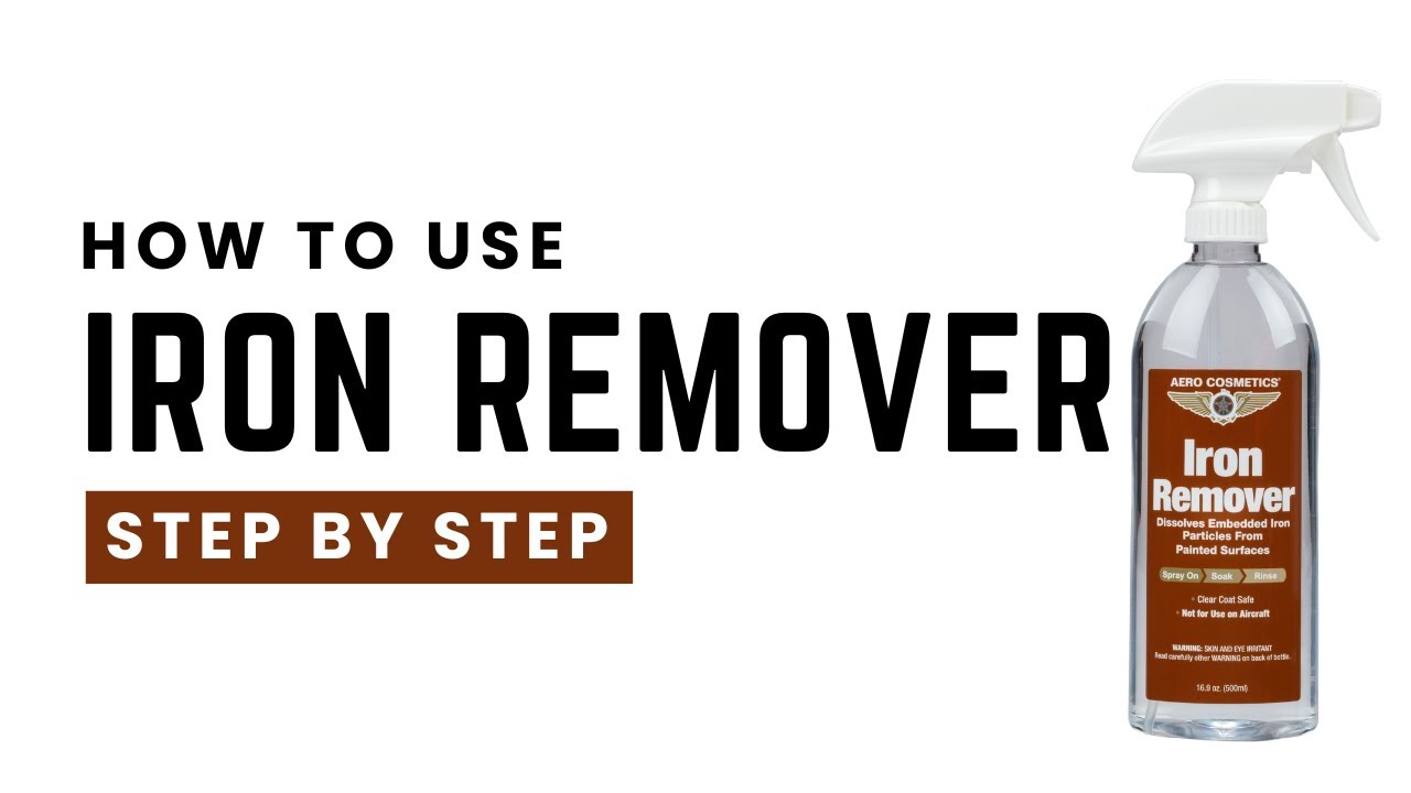 How to Remove Iron Contamination