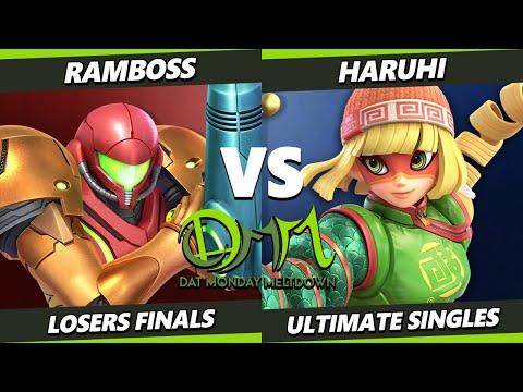 DAT MM 351 LOSERS FINALS - RAMBOSS (Samus) Vs. Haruhi (Min Min) Smash Ultimate - SSBU