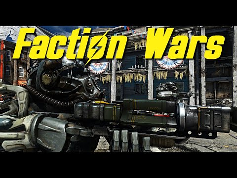 Fallout 4 Faction Wars - Legendary Brotherhood vs Legendary Institute