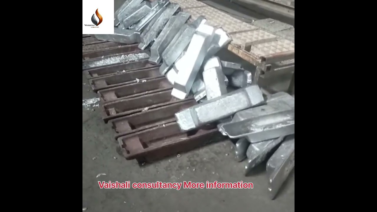 🔥 Aluminium Ingot Production | Aluminium Alloy Manufacturing 🔥  #aluminium