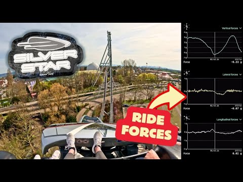 Silver Star: Front Row G-Force Ride at Europa Park 2024 | Onride POV