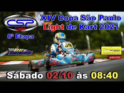XIV COPA SÃO PAULO LIGHT DE KART | 8ª  Etapa - Aldeia da Serra| Ao Vivo
