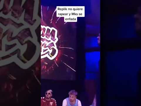 mks se enoja por que replik no quiere rapear