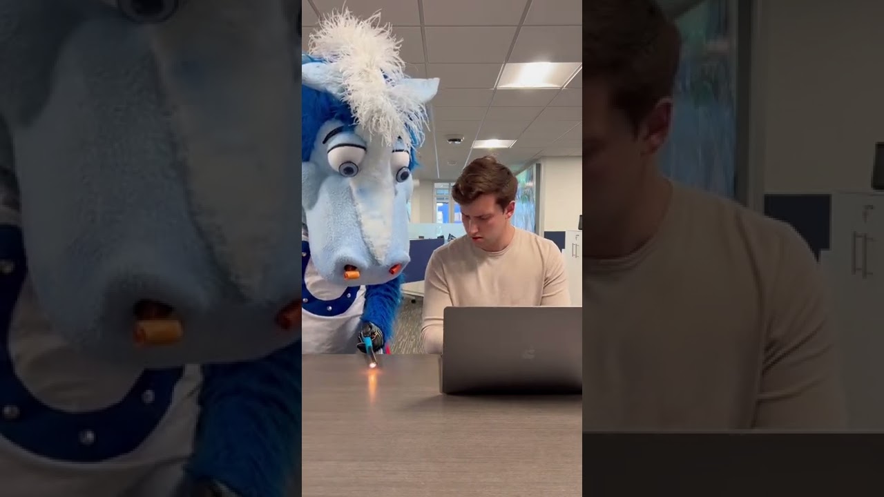 Funny fire cracker and cake prank #blue