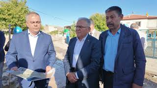 Başkan Memduh Büyükkılıç Yemliha’daki 15 Milyon TL’lik KASKİ Yatırımını İnceledi