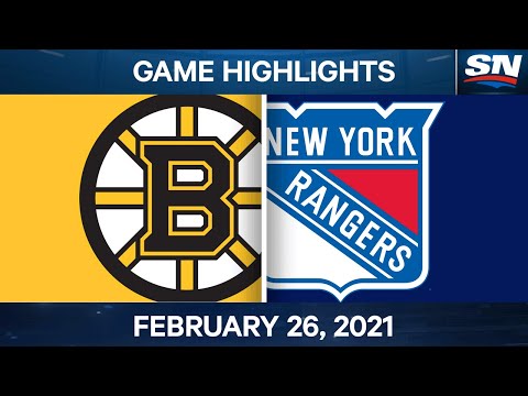 NHL Game Highlights | Bruins vs. Rangers – Feb. 26, 2021