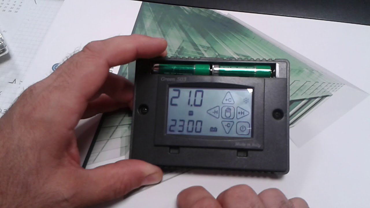 Programmare Crono termostato Green 503 senza grafico GECA