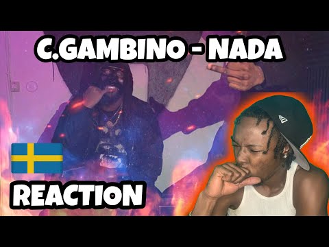 AMERICAN REACTS TO SWEDISH DRILL RAP! C.Gambino - NADA [Officiell Video] Prod by Primo