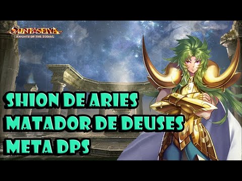 SHION TA MUITO FORTE! META DPS! MATADOR DE DEUSES - SAINT SEIYA AWAKENING