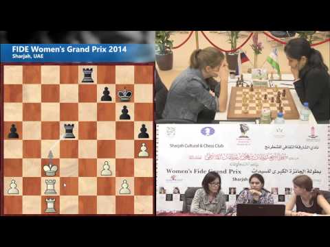 Round 4: Koneru (IND) 0-1 Hou Yifan (CHN)