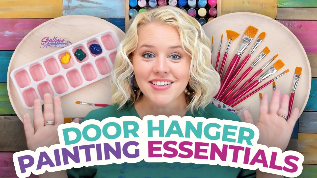 5 Essential Tools You NEED Before Painting Your First Door Hanger