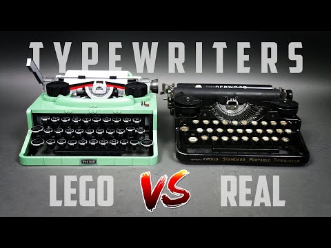 LEGO 21327 Typewriter VS Real Vintage Typewriter
