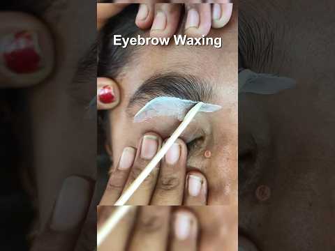 Brow waxing #eyebrow #waxing #waxathome