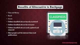 Alternative to backpage