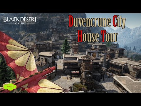 Black Desert Online - Duvencrune City House Tour [KR]