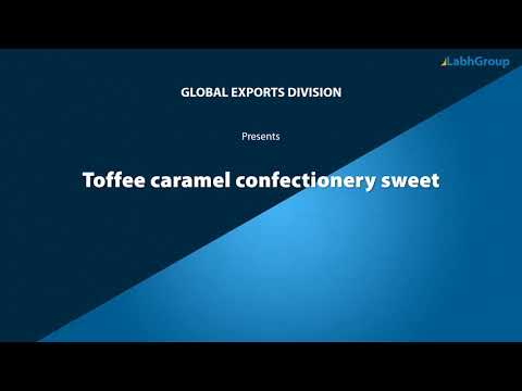 Toffee caramel confectionery sweet