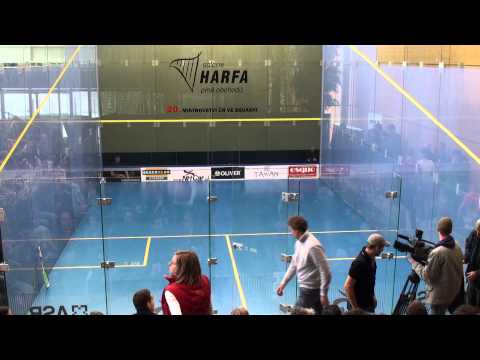 MČR Squash 2012 - Lucie Fialová vs. Olga Ertlová 3:0