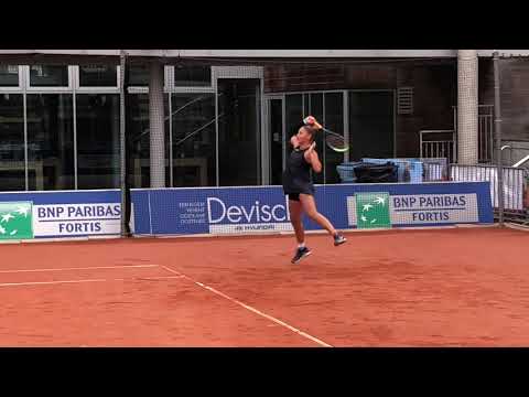 Sofia Costoulas | Backhand winner R1 doubles Koksijde