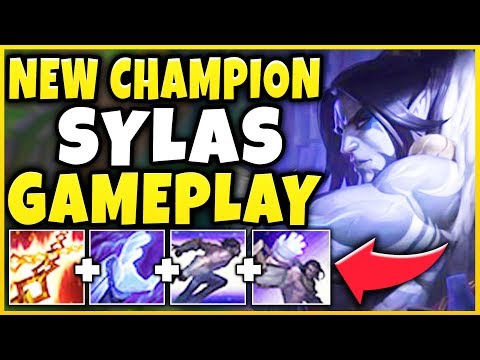 NEW CHAMPION SYLAS IS ACTUALLY 100% BROKEN! (UNREAL KIT) SYLAS GAMEPLAY - League of Legends