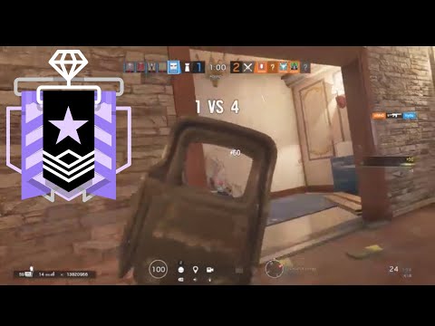 INSANE 1v4 DIAMOND 💎 CLUTCH - Console Diamond💎 - Ranked Highlights - Rainbow Six Siege